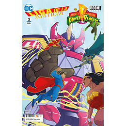 Liga de la Justicia/Power Rangers Núm.03 (ECC) 