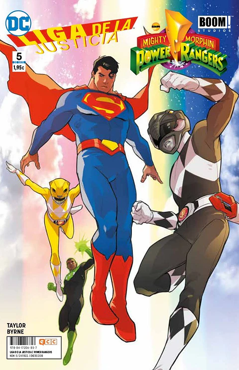 Liga de la Justicia/Power Rangers Núm.05 (ECC) 