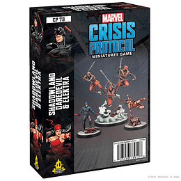 Marvel Crisis Protocol: Shadowland Daredevil & Elektra with Hand Ninjas 