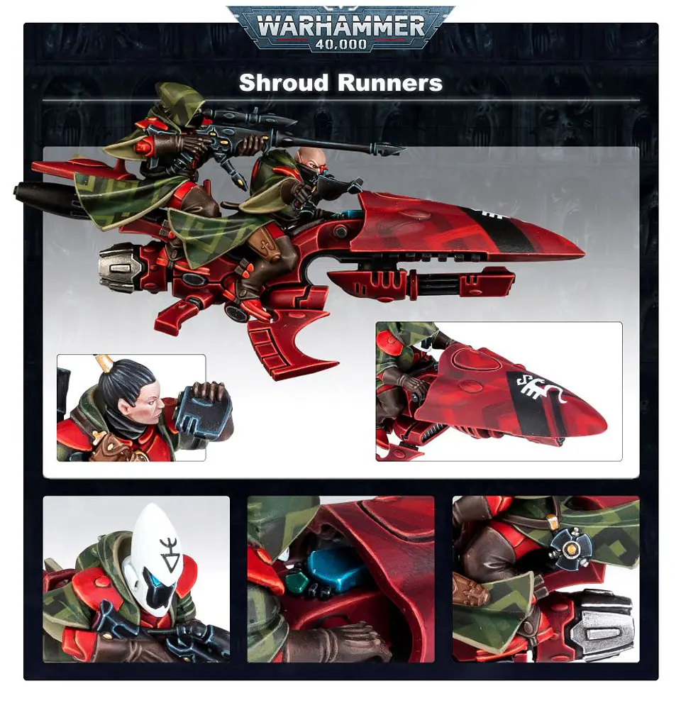 Aeldari: Shroud Runners - Cazadora Sudario  2