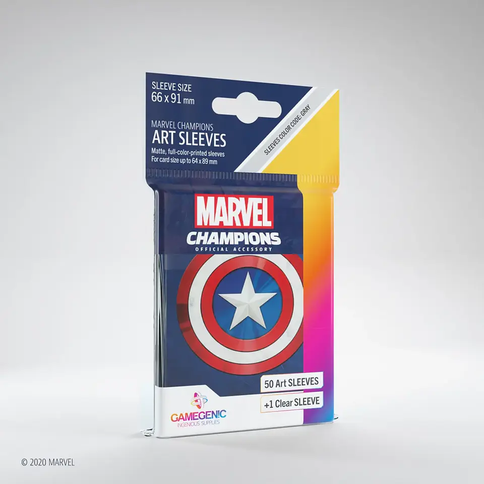 Marvel Champions: Captain America Sleeves  1