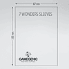 Protectores Gamegenic Sleeve Matte - 7 Wonders (67 x 103 mm) 