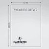 Protectores Gamegenic Sleeve Matte - 7 Wonders (67 x 103 mm)  3