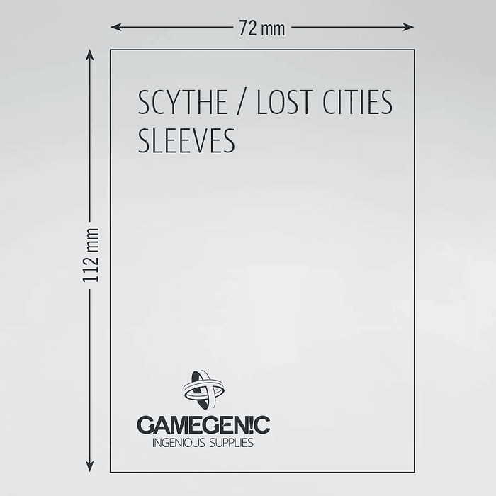 Protectores Gamegenic Sleeve Prime - Scythe/Lost Cities (72 x 112 mm)  3