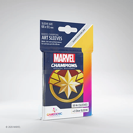 Marvel Champions: Captain Marvel Sleeves 