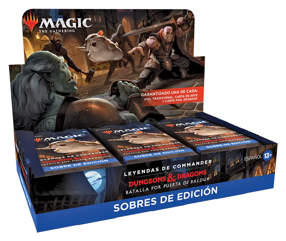 Leyendas de Commander: Batalla por Puerta de Baldur - Caja de Sobres de Edición  1