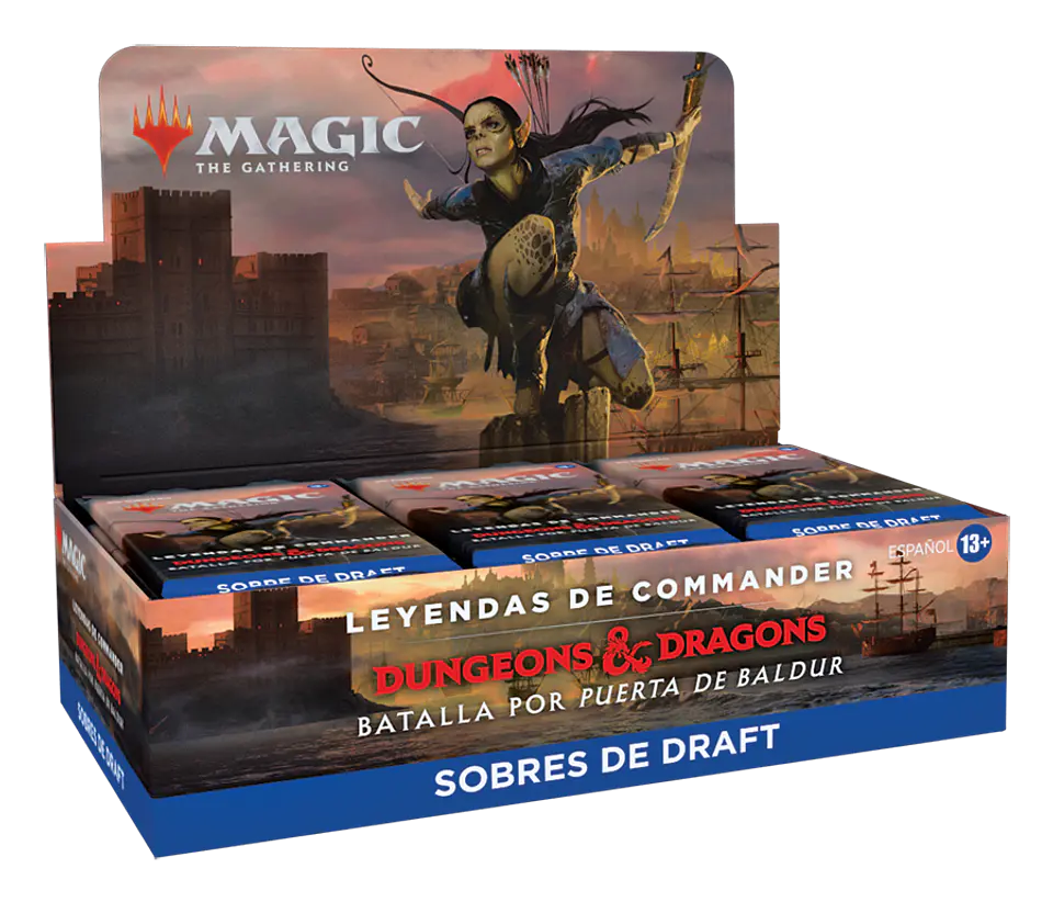 Leyendas de Commander: Batalla por Puerta de Baldur - Caja de Sobres de Draft  1