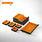 Caja para cartas 600+ Games' Lair - Negro/Naranjo (EXCLUSIVE LINE) - Miniatura 5