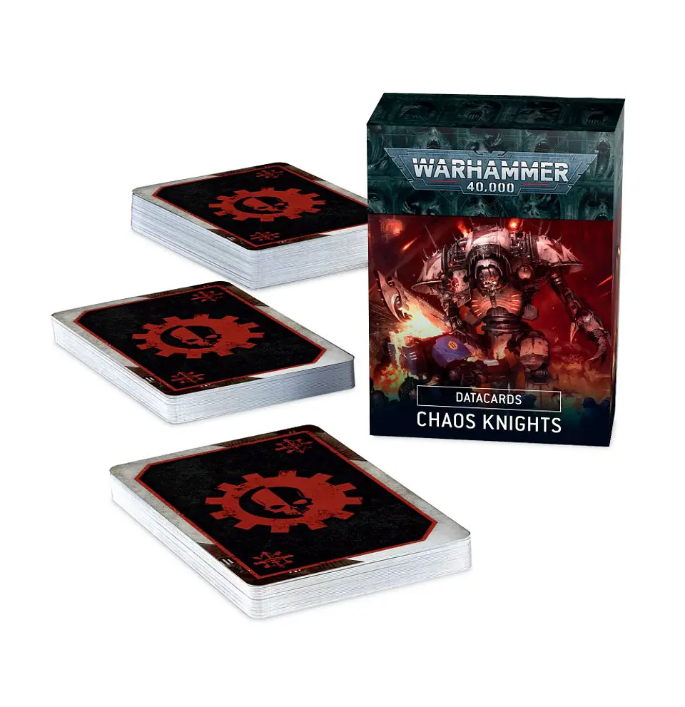 Chaos Knights: Datacards - Tarjetas De Datos - 9ª Edición (Español)  2