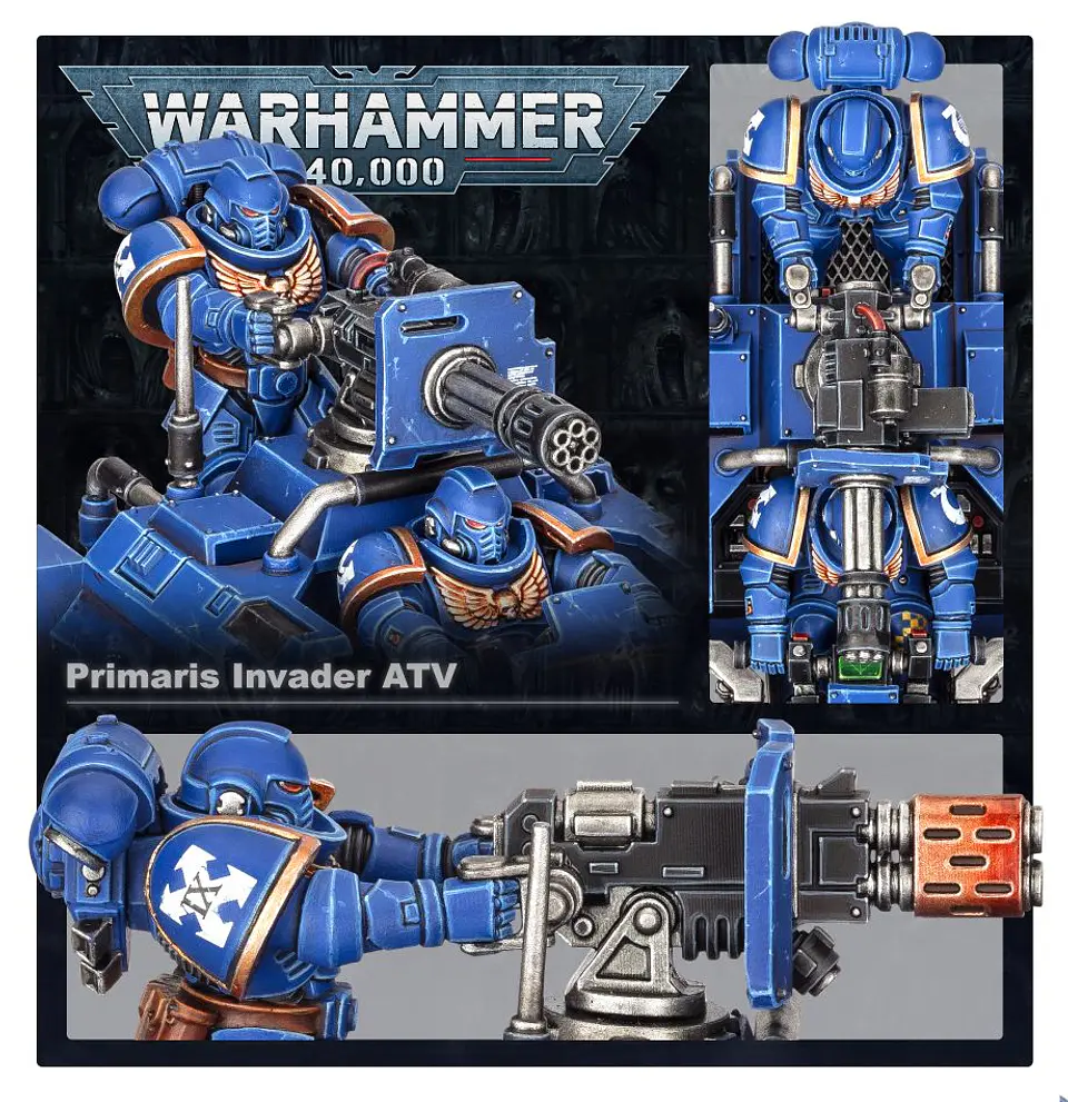 Space Marines: Primaris Invader ATV - Quad Invader Primaris  3