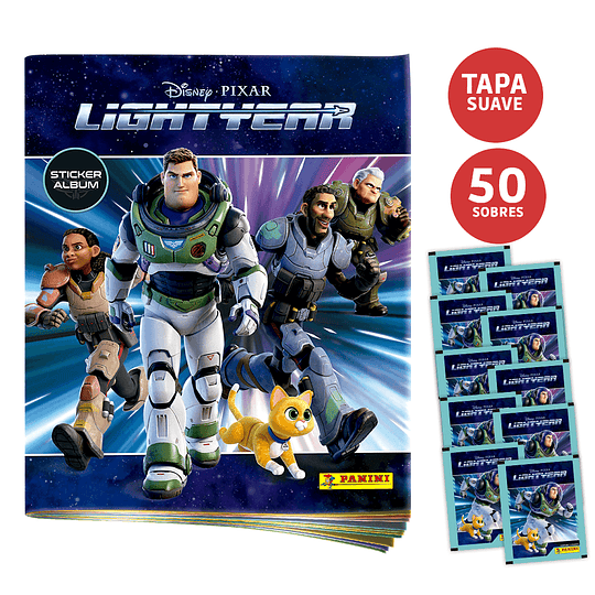 Album Lightyear - Disney Pixar + 50 Sobres 