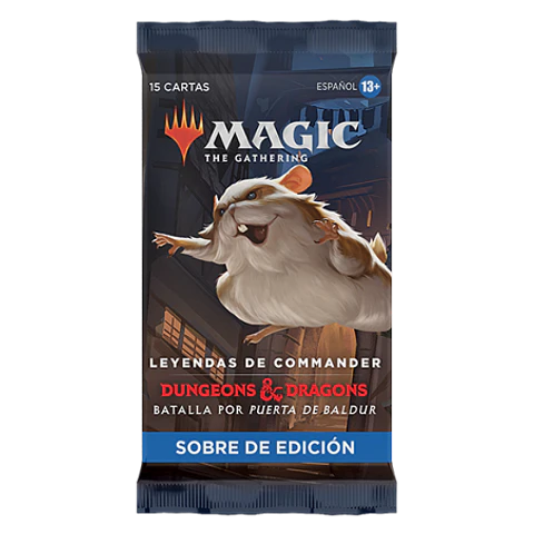 Sobre de Edición Leyendas de Commander: Batalla por Puerta de Baldur 