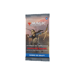 Sobre de Draft Leyendas de Commander: Batalla por Puerta de Baldur 