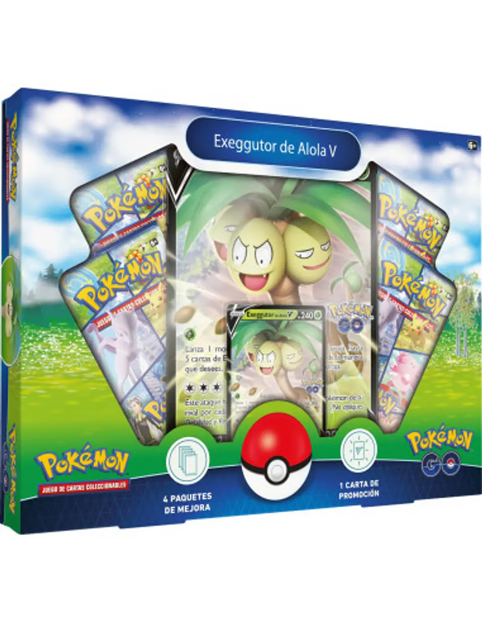 Pokemon Go: Collection Alolan Exeggutor V (Inglés)  1