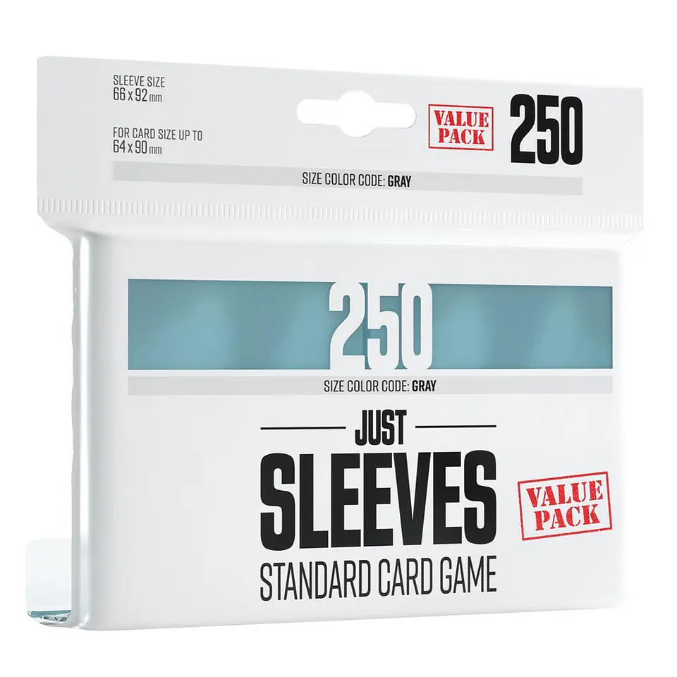 Just Sleeves Value Pack Clear (x250)  1