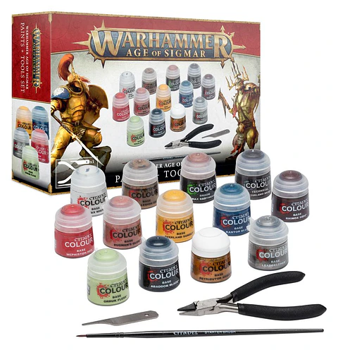 Set de pinturas y herramientas de Warhammer Age of Sigmar