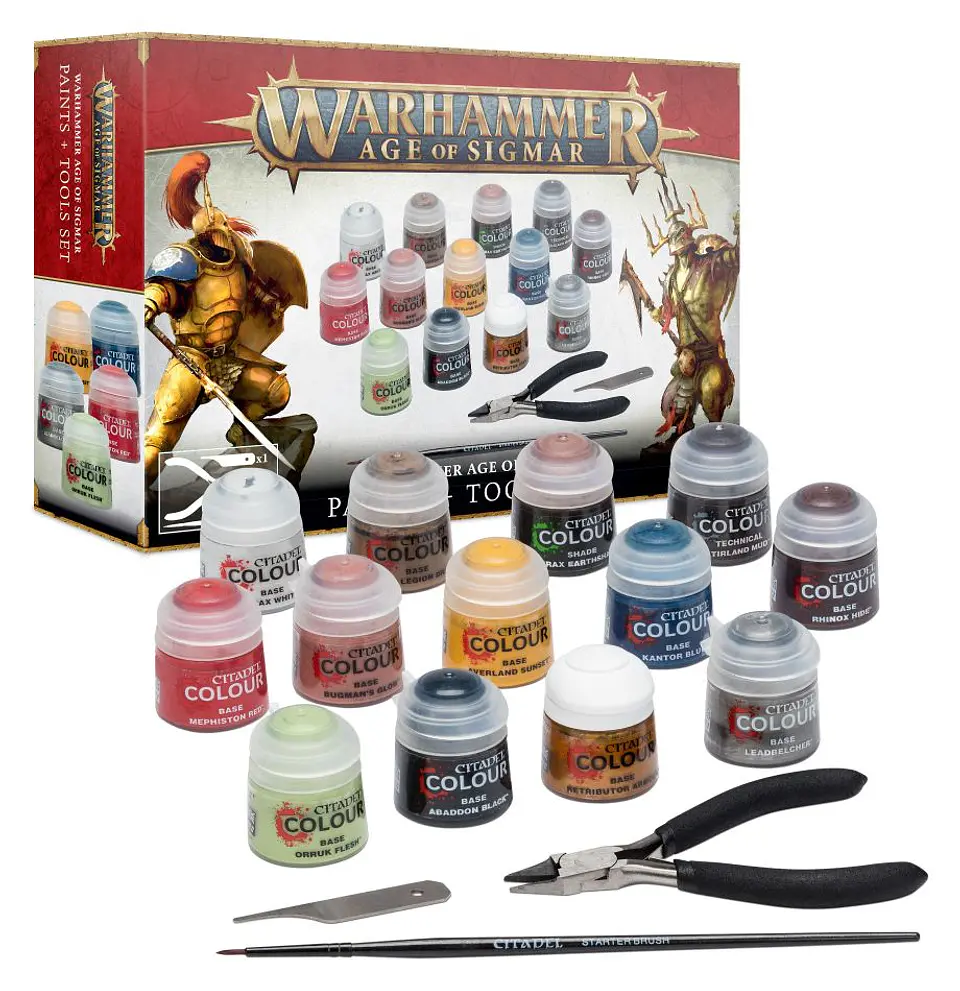 Set de pinturas y herramientas de Warhammer Age of Sigmar 1