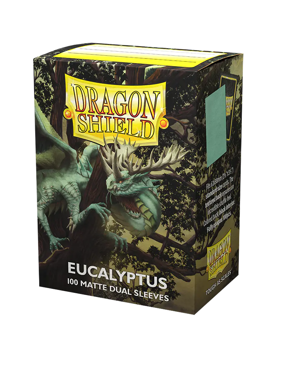 Protectores Dragon Shield Matte Dual - Eucalyptus (x100)  1