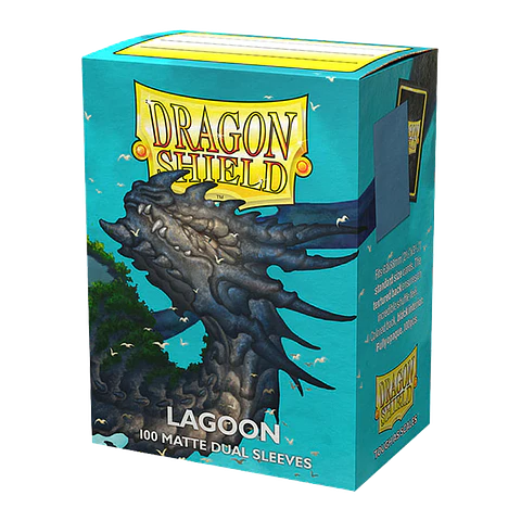 Protectores Dragon Shield Matte Dual - Lagoon (x100) 