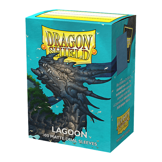 Protectores Dragon Shield Matte Dual - Lagoon (x100) 