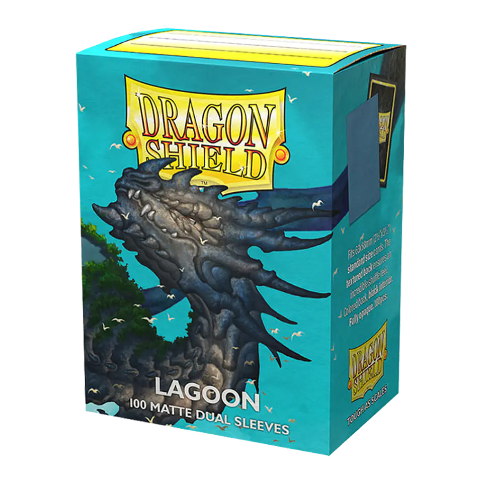 Protectores Dragon Shield Matte Dual - Lagoon (x100)  1