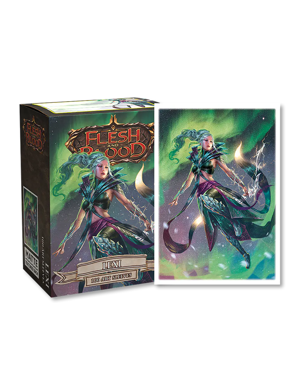 Protectores Dragon Shield Art Matte - Flesh & Blood Lexi (x100)  1