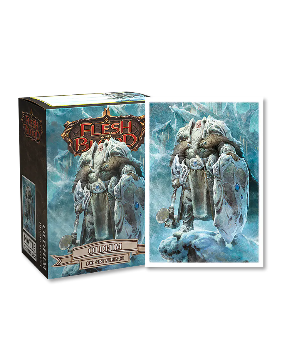 Protectores Dragon Shield Art Matte - Flesh & Blood Oldhim (x100)  1