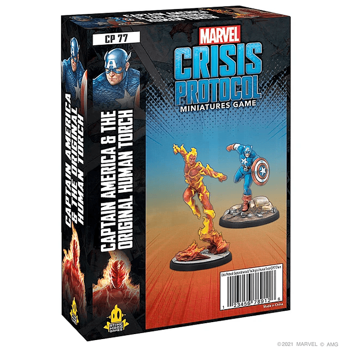 Marvel Crisis Protocol: Captain America & the Original Human Torch 