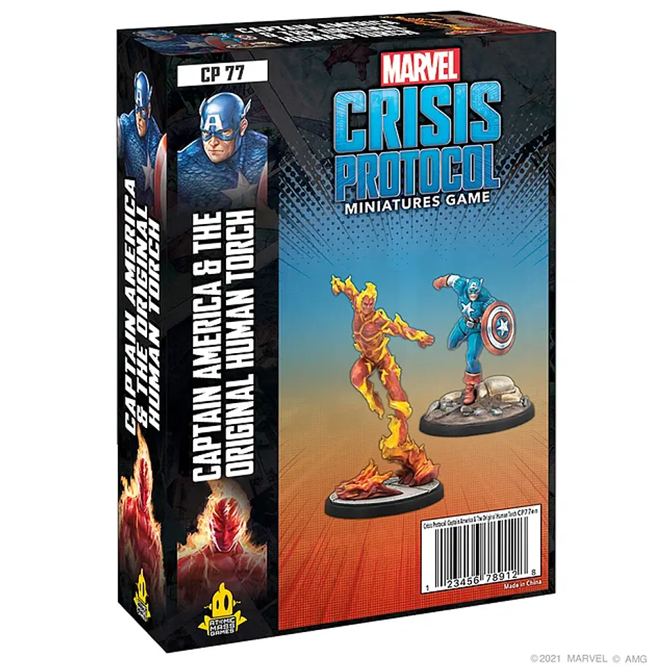 Marvel Crisis Protocol: Captain America & the Original Human Torch  1