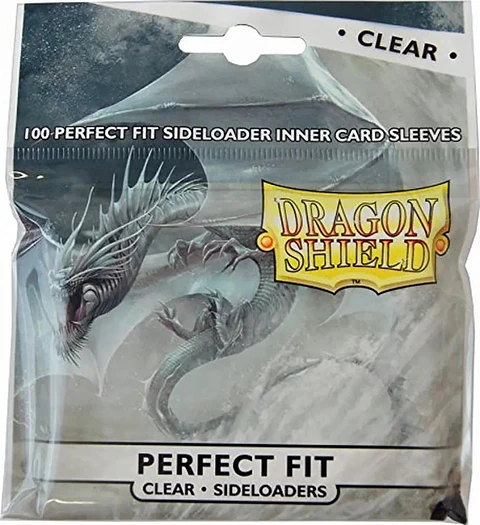 Protectores Dragon Shield Perfect Fit - Carga Lateral Transparente (x100)