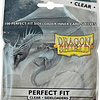 Protectores Dragon Shield Perfect Fit - Carga Lateral Transparente (x100) 1