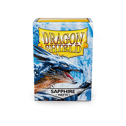Protectores Dragon Shield Matte - Sapphire (x100)
