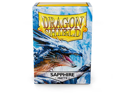 Protectores Dragon Shield Matte - Sapphire (x100)
