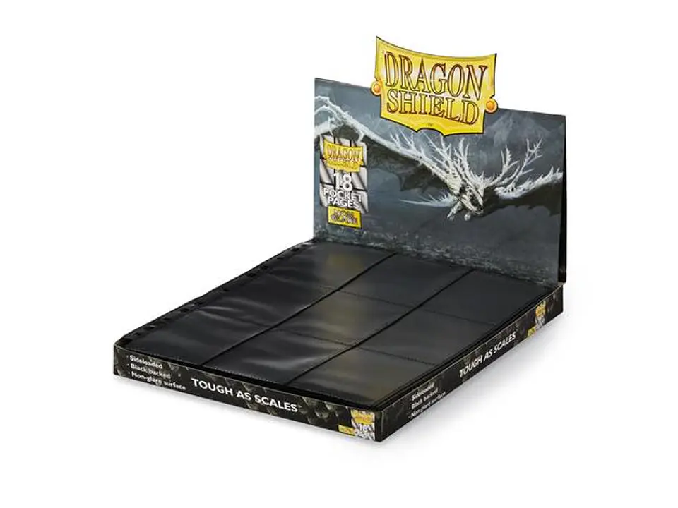 Hojas Dragon Shield Premium 18 bolsillos Non-Glare (x50) 1