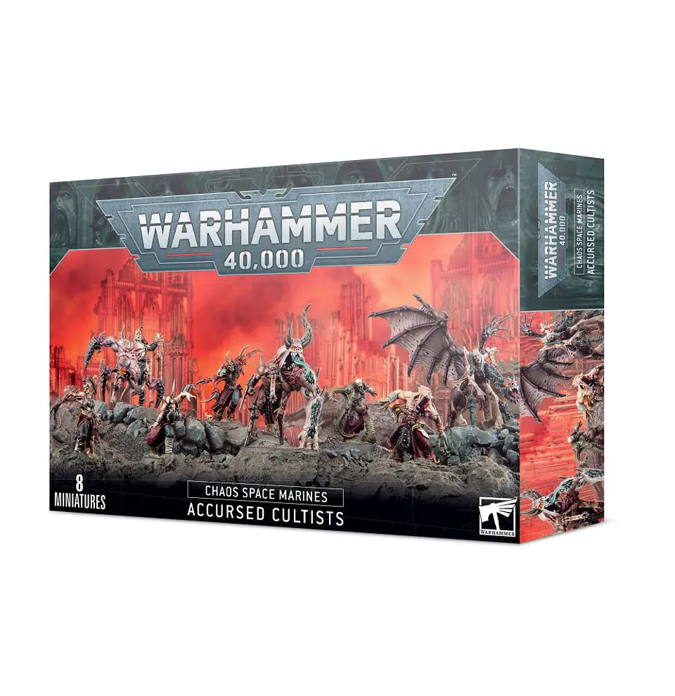 Chaos Space Marines: Accursed Cultists - Cultistas Malditos  1