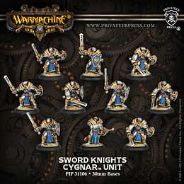 Warmachine: Cygnar Unit - Sword Knights (Metal)