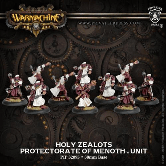 Warmachine: Protectorate Unit - Holy Zealots (Metal)