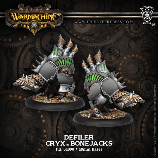 Warmachine: Cryx Bonejack - Defiler (Classic)(Metal)