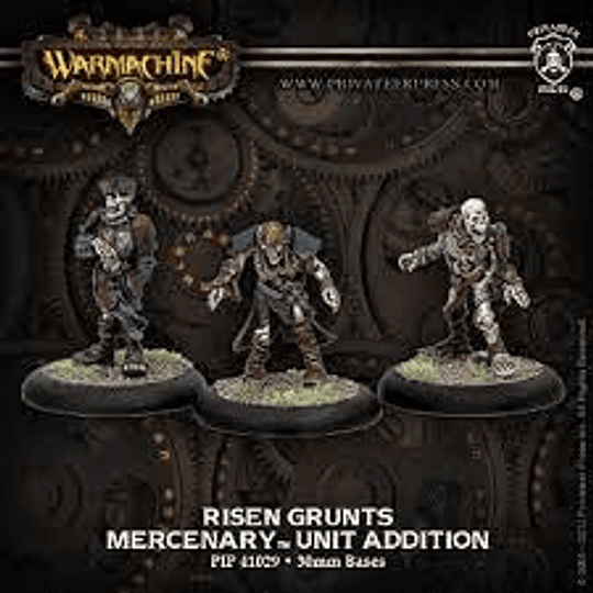 Warmachine: Mercenaries Unit - Risen Grunts (Metal)