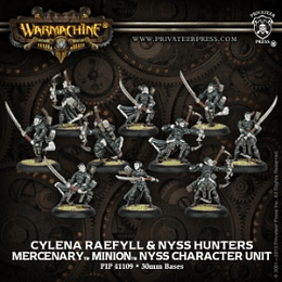Warmachine: Mercenaries Unit - Nyss Hunters Grunts (Metal)
