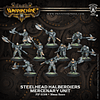 Warmachine: Mercenaries Unit - Steelhead Halberdiers (Metal) 1