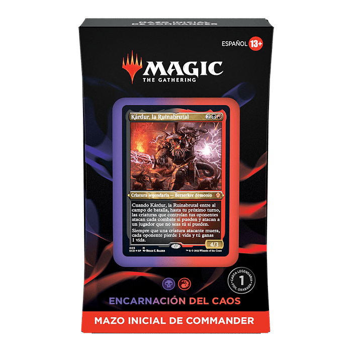 Starter Commander Deck - Chaos Incarnate (Inglés) 