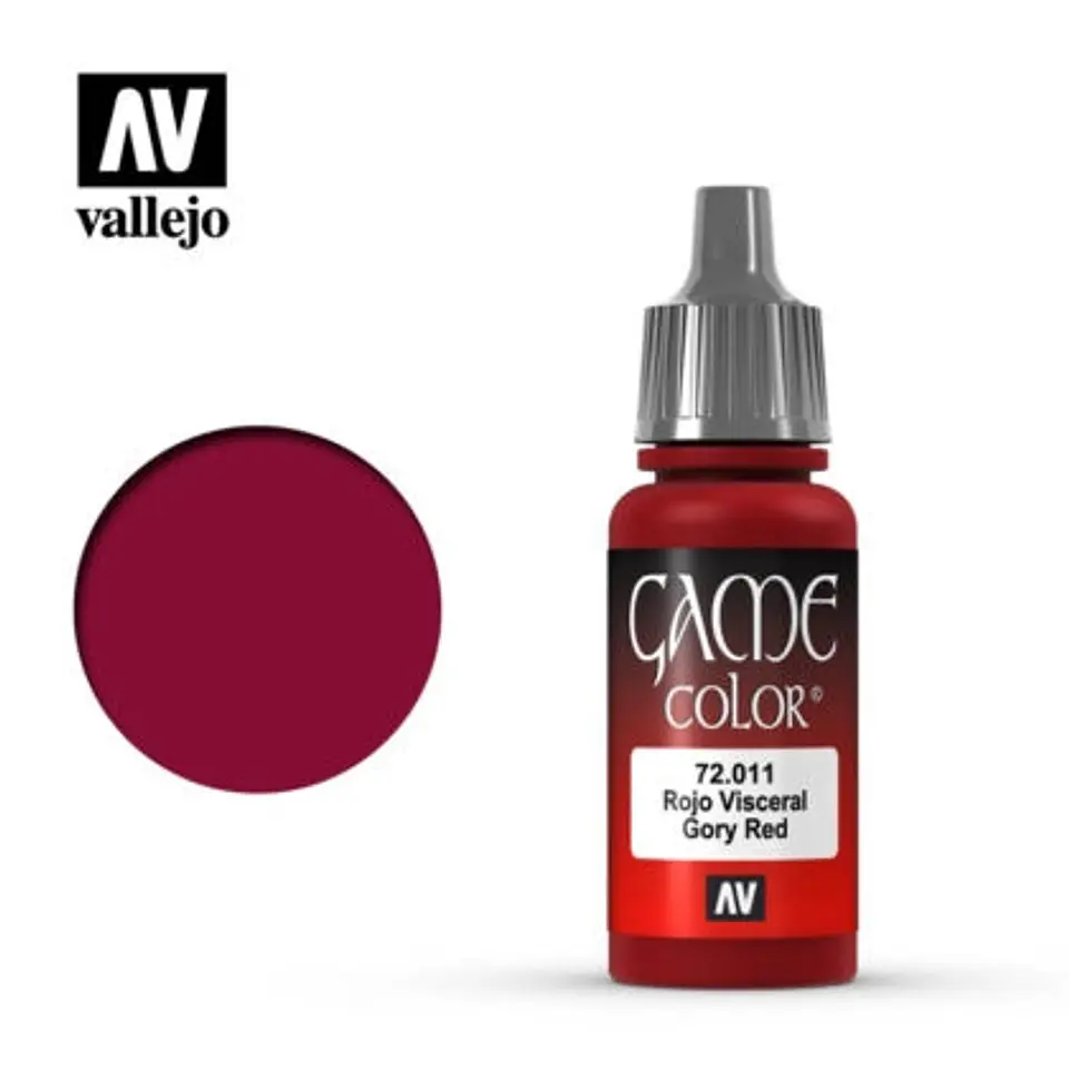 Game Color: Rojo Visceral - Gory Red 1