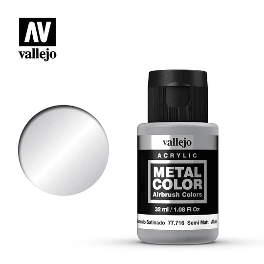 Metal Color: Aluminio Satinado - Semi Matte Aluminium