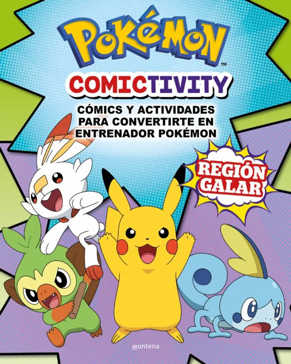 Pokemon Comictivity: Libro de Actividades - Región Galar  1