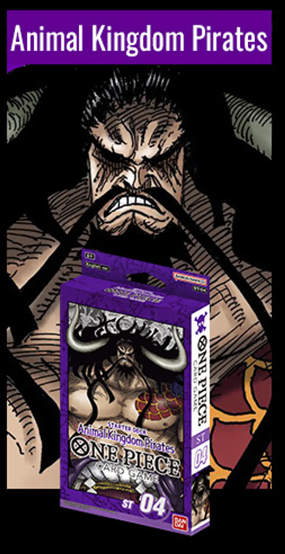 Mazo One Piece CCG: Starter Deck Animal Kingdom Pirates (ST-04)  2