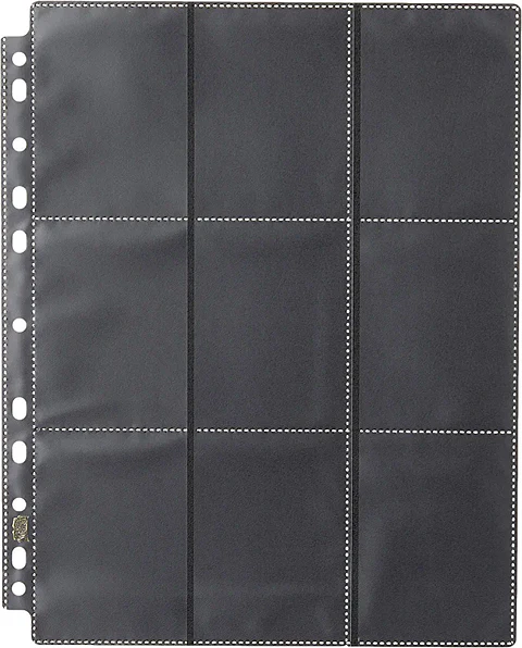Hojas Dragon Shield Premium 18 bolsillos Non-Glare (x1)