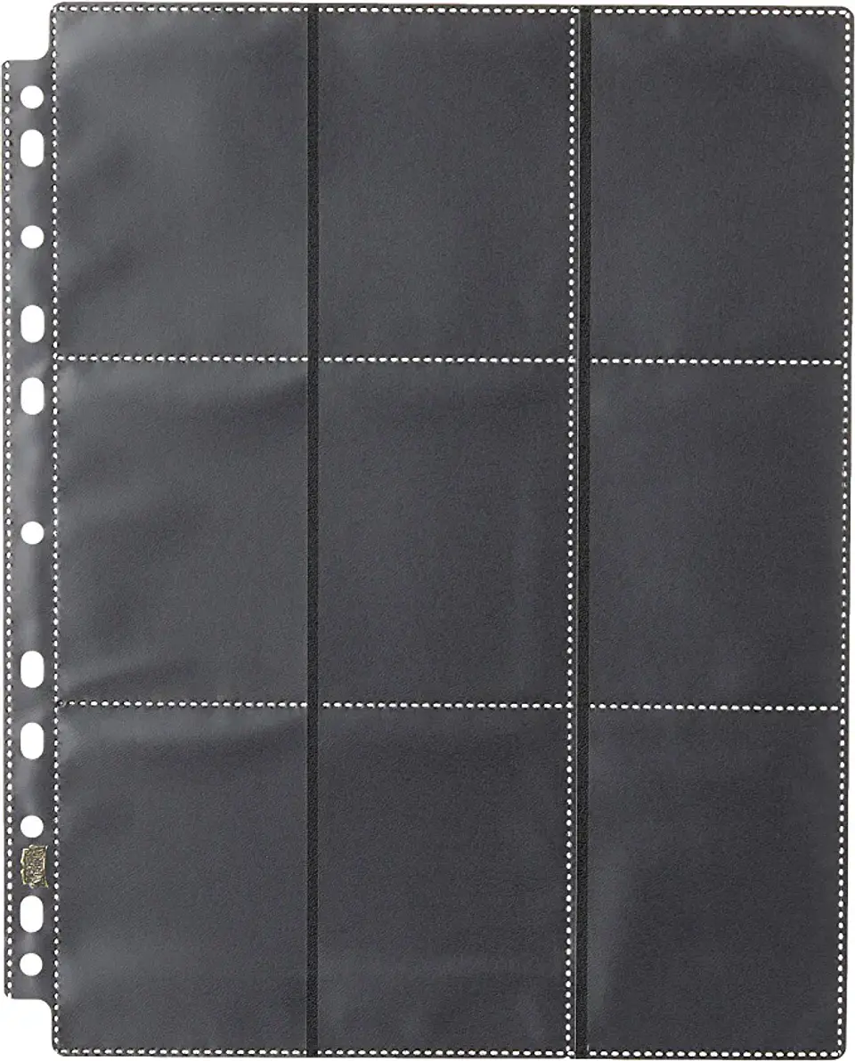 Hojas Dragon Shield Premium 18 bolsillos Non-Glare (x1) 1