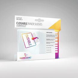 Protectores Gamegenic - Closable Inner Sleeves 