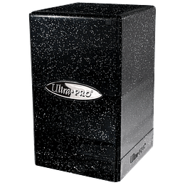 Porta Mazo: Satin Tower 100+ Glitter - Negro 